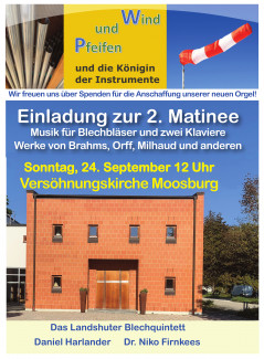 2. Orgelmatinee am 24. September 2023