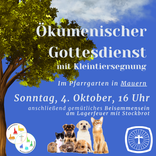 Einladung zum ökumen. Gottesdienst in Mauern